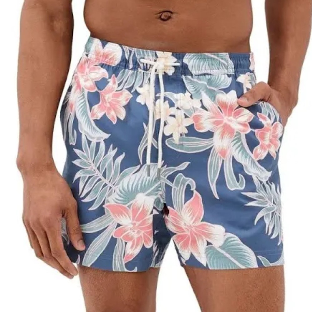 American Eagle Outfitters Swim Trunks Men's S Built in Shorts Drawstring Waist